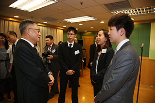 The Hon Mr Justice Tang, PJ and finalists