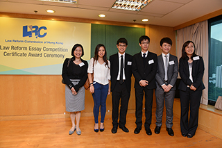 Dr Hon Priscilla Leung and finalists