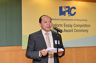 Solicitor General, Mr Frank Poon, deliverd welcome address on behalf of the LRC Chairman